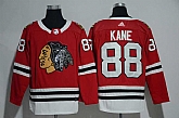 Blackhawks 88 Patrick Kane Red Glittery Edition Adidas Jersey